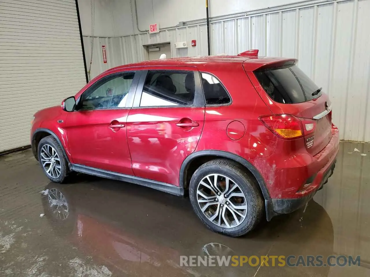 2 Photograph of a damaged car JA4AR3AU5KU016603 MITSUBISHI OUTLANDER 2019