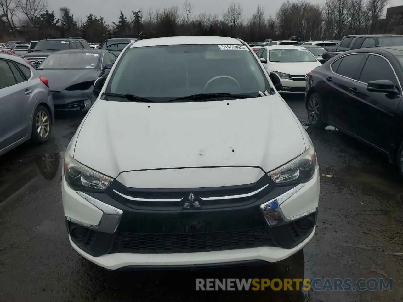 5 Photograph of a damaged car JA4AR3AU5KU031425 MITSUBISHI OUTLANDER 2019