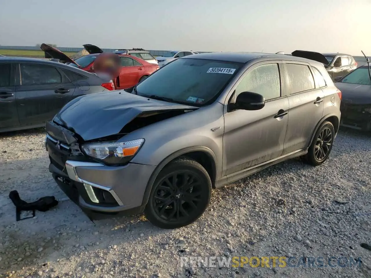 1 Photograph of a damaged car JA4AR3AUXKU017780 MITSUBISHI OUTLANDER 2019