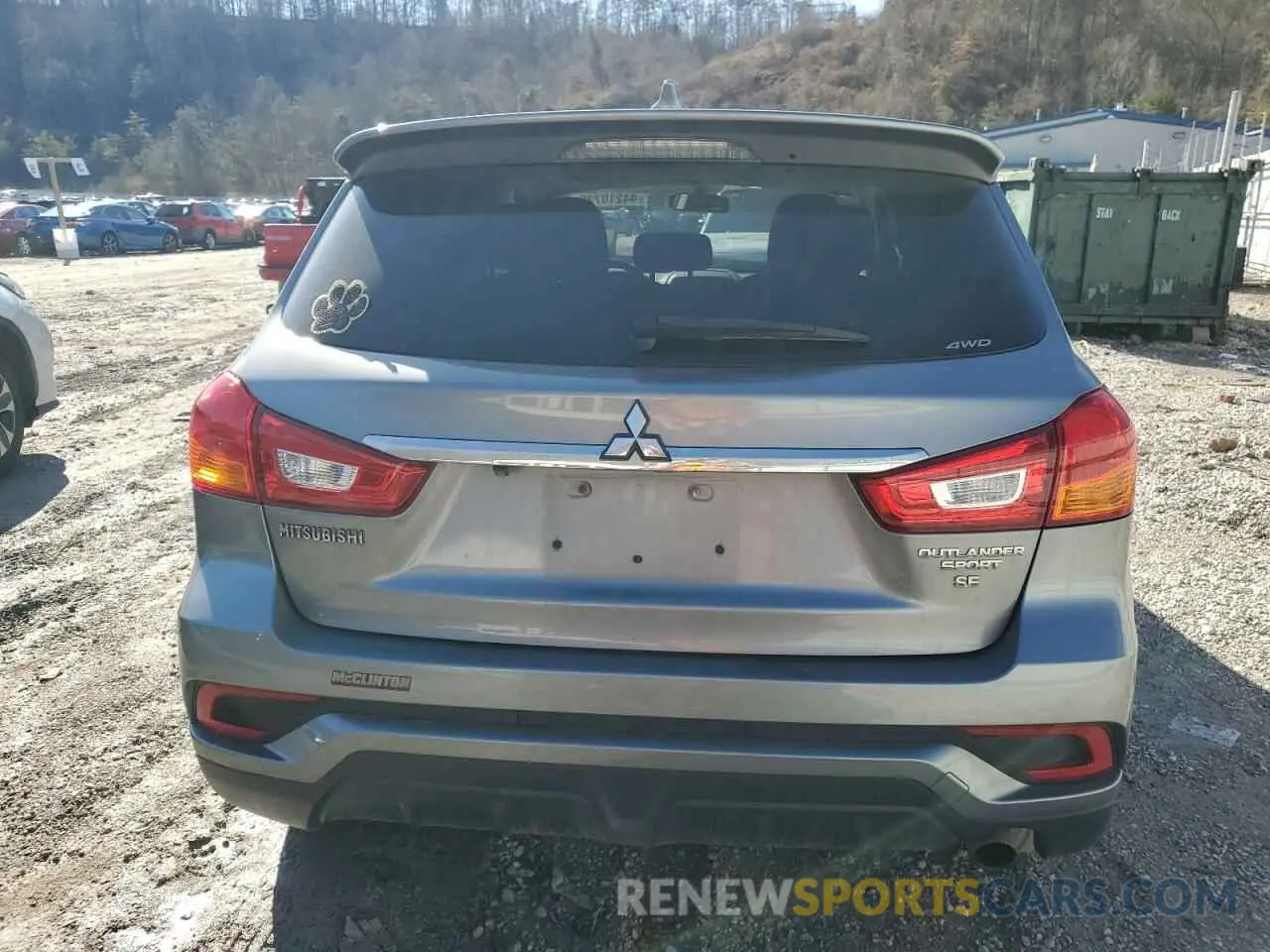6 Photograph of a damaged car JA4AR3AUXKU026656 MITSUBISHI OUTLANDER 2019