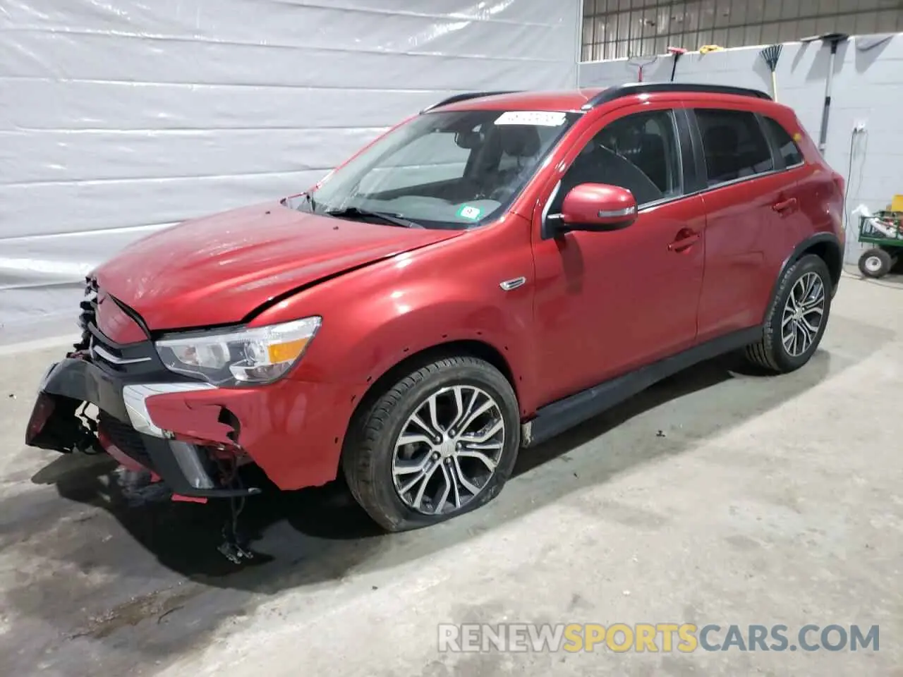1 Photograph of a damaged car JA4AR4AW1KU018355 MITSUBISHI OUTLANDER 2019