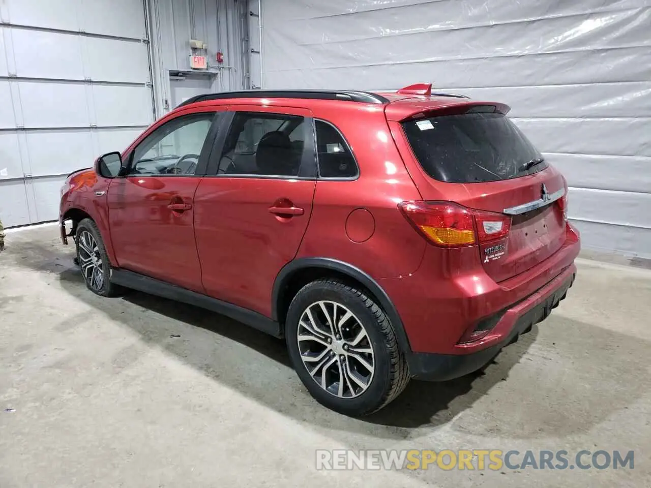 2 Photograph of a damaged car JA4AR4AW1KU018355 MITSUBISHI OUTLANDER 2019