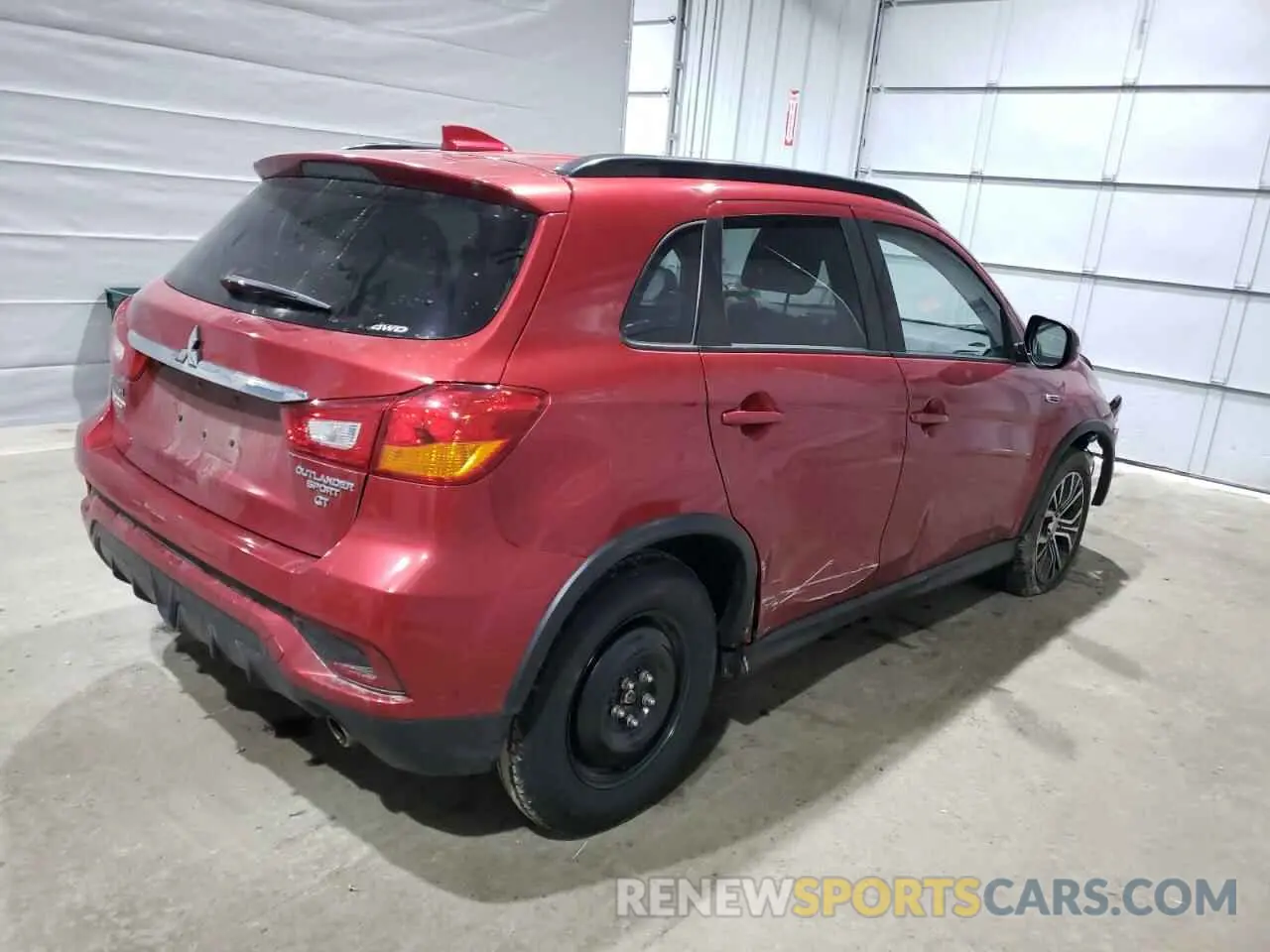 3 Photograph of a damaged car JA4AR4AW1KU018355 MITSUBISHI OUTLANDER 2019