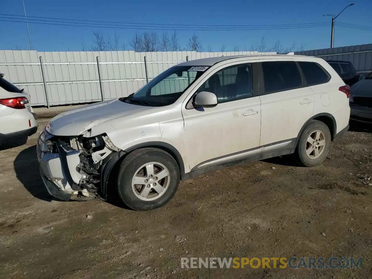 1 Photograph of a damaged car JA4AZ2A37KZ606743 MITSUBISHI OUTLANDER 2019