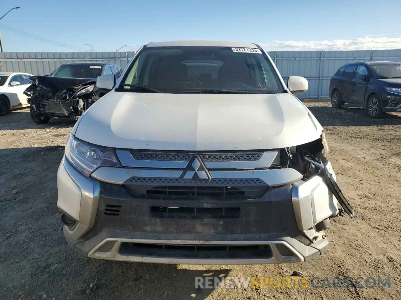 5 Photograph of a damaged car JA4AZ2A37KZ606743 MITSUBISHI OUTLANDER 2019