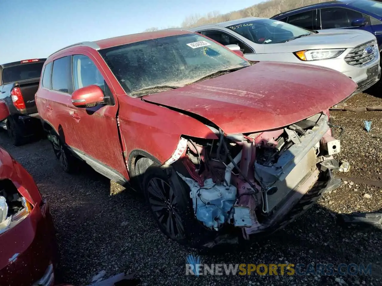 4 Photograph of a damaged car JA4AZ3A30KZ017877 MITSUBISHI OUTLANDER 2019
