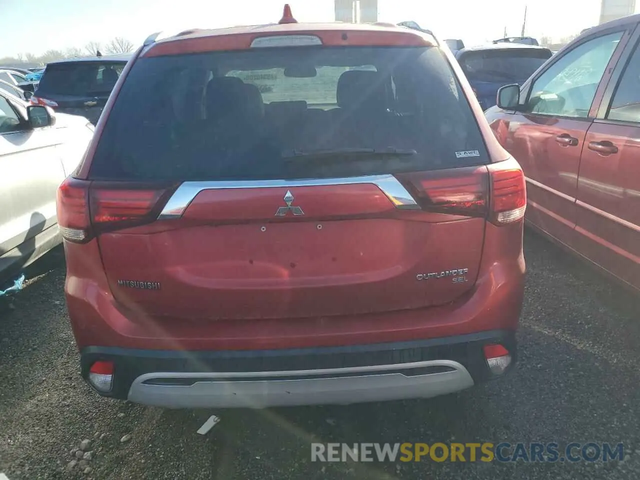 6 Photograph of a damaged car JA4AZ3A30KZ017877 MITSUBISHI OUTLANDER 2019