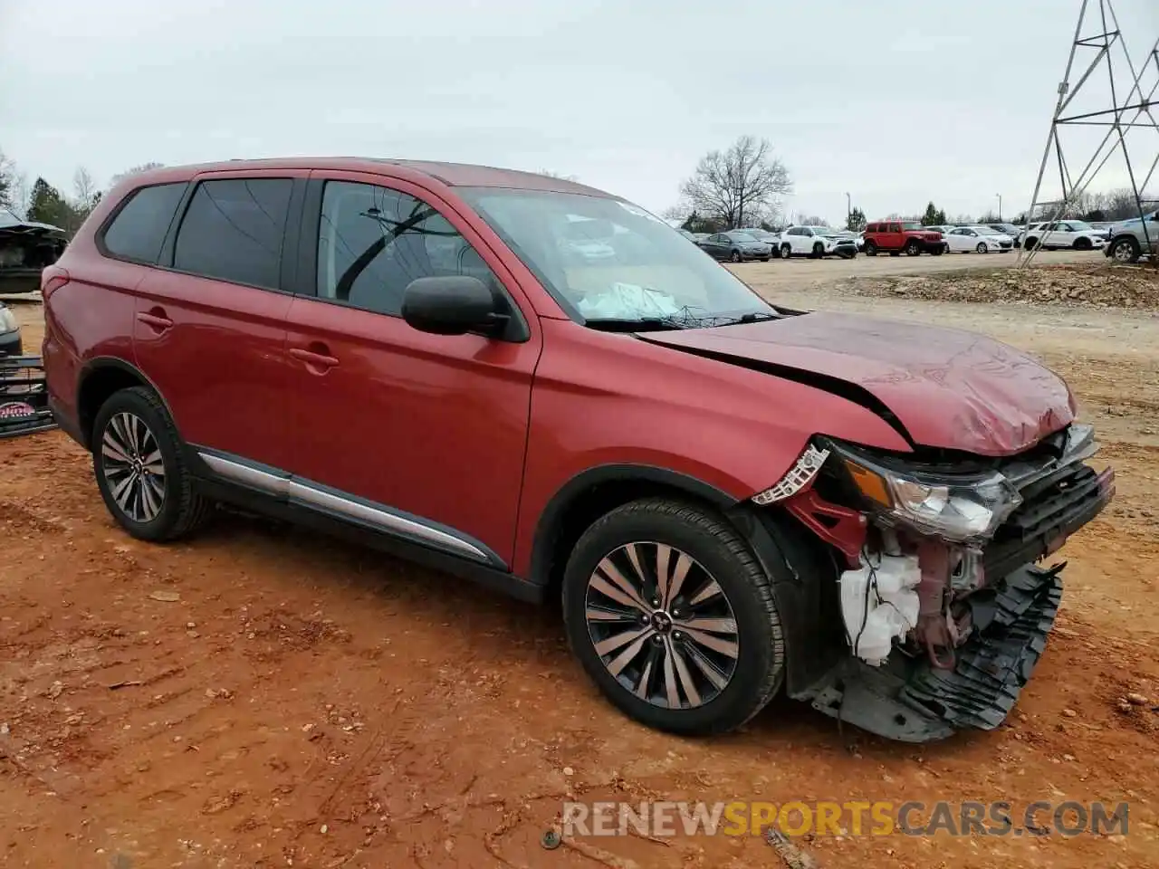 4 Photograph of a damaged car JA4AZ3A31KZ034431 MITSUBISHI OUTLANDER 2019