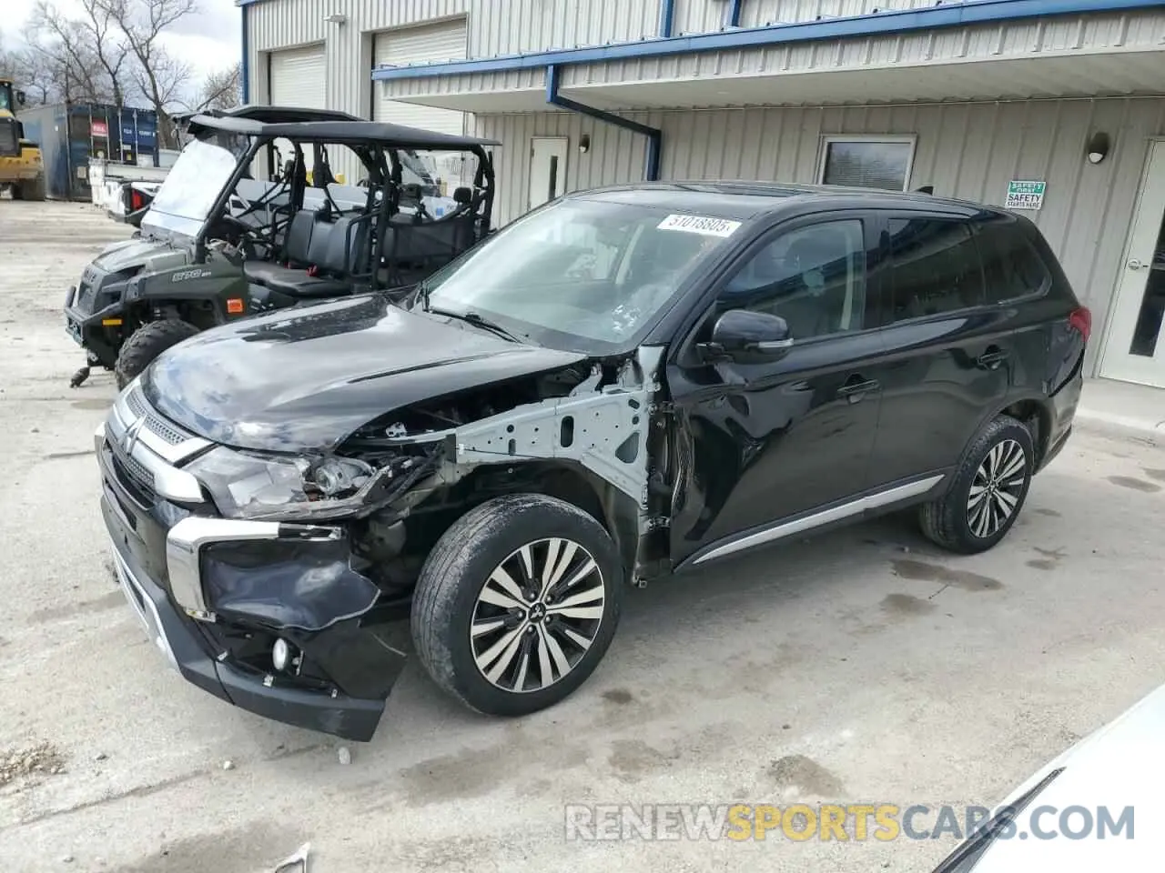 1 Photograph of a damaged car JA4AZ3A31KZ047129 MITSUBISHI OUTLANDER 2019