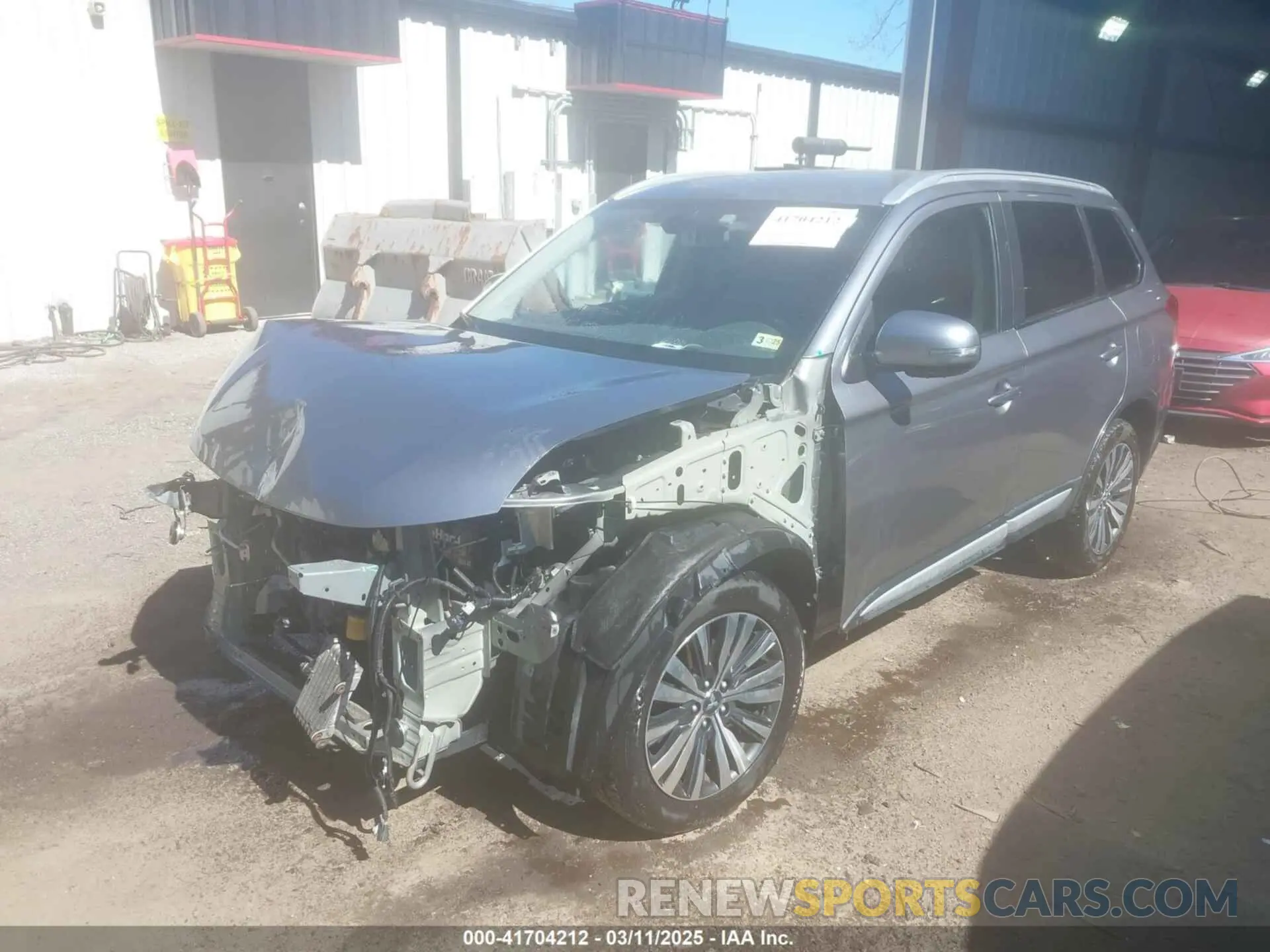 6 Photograph of a damaged car JA4AZ3A32KZ023910 MITSUBISHI OUTLANDER 2019