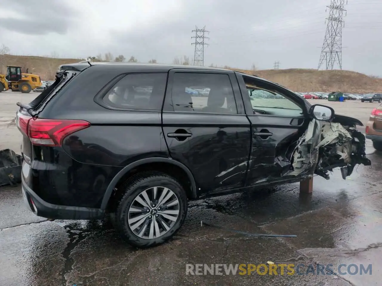 3 Photograph of a damaged car JA4AZ3A32KZ025074 MITSUBISHI OUTLANDER 2019