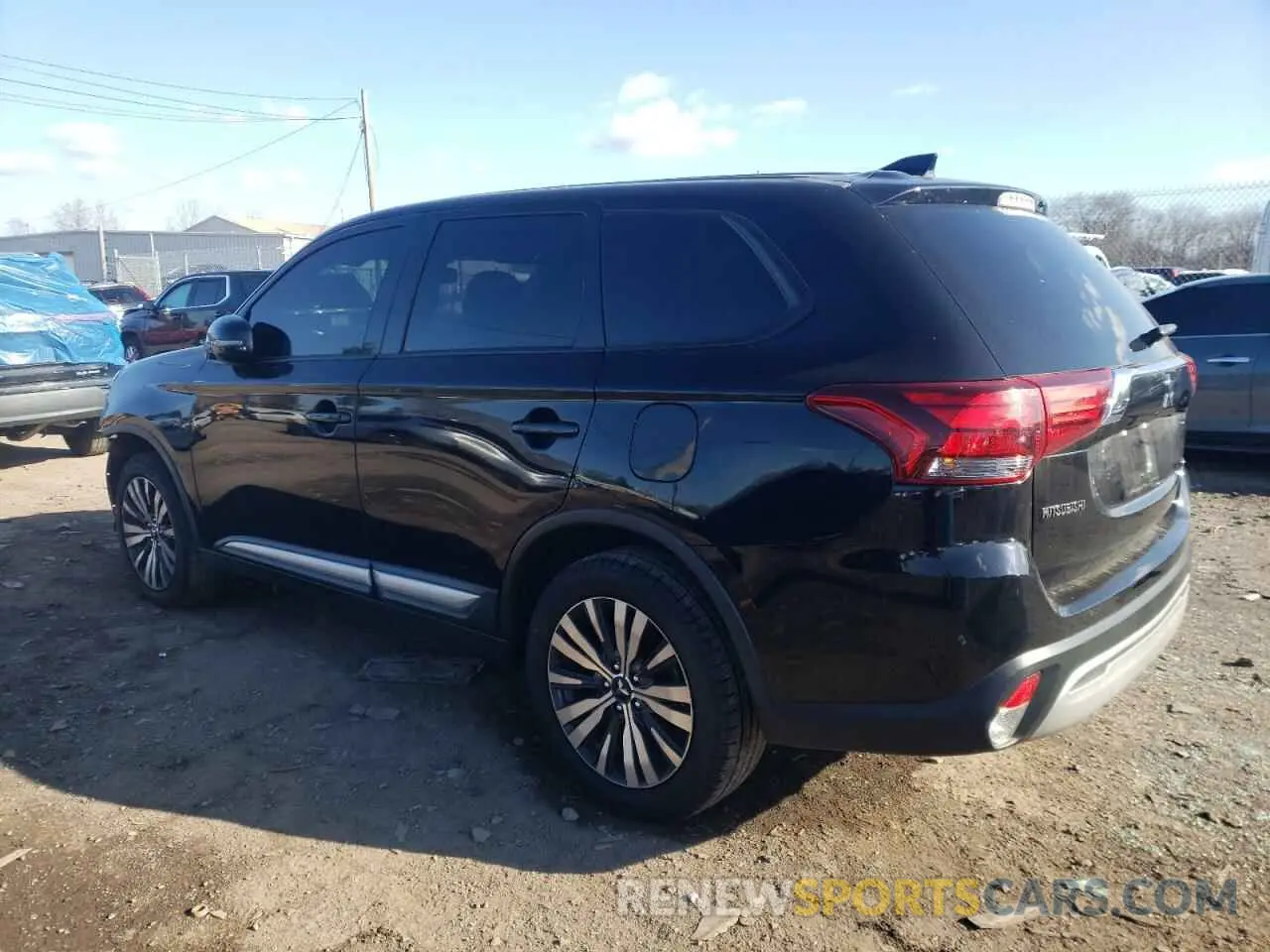 2 Photograph of a damaged car JA4AZ3A32KZ046541 MITSUBISHI OUTLANDER 2019