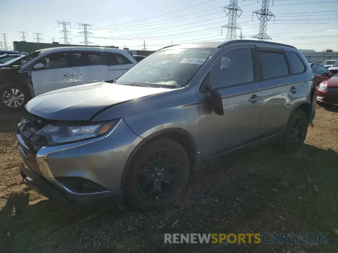 1 Photograph of a damaged car JA4AZ3A33KZ032566 MITSUBISHI OUTLANDER 2019