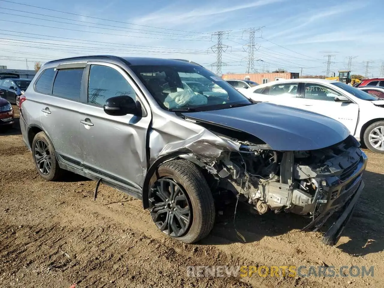 4 Photograph of a damaged car JA4AZ3A33KZ032566 MITSUBISHI OUTLANDER 2019