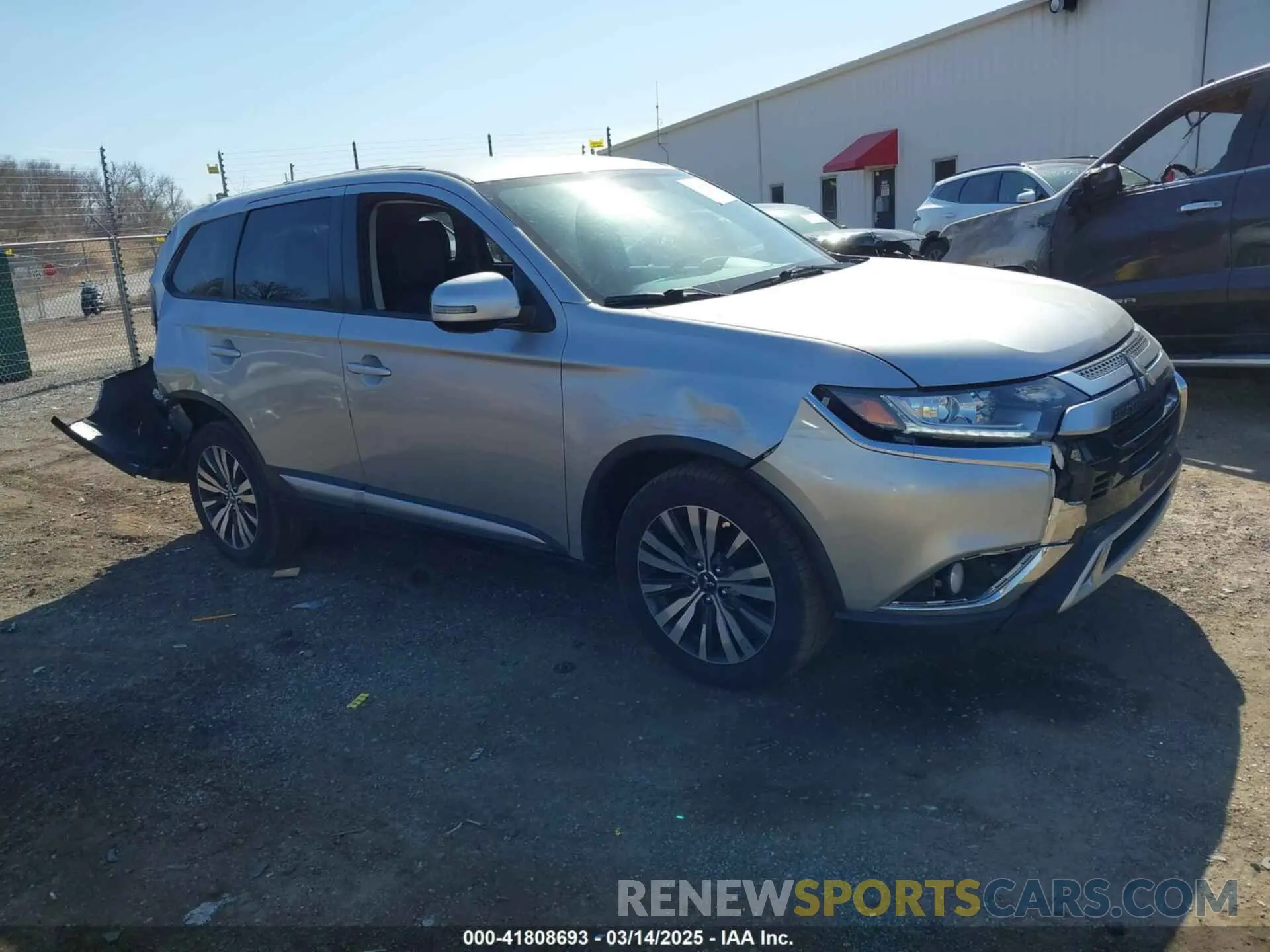1 Photograph of a damaged car JA4AZ3A34KZ009989 MITSUBISHI OUTLANDER 2019