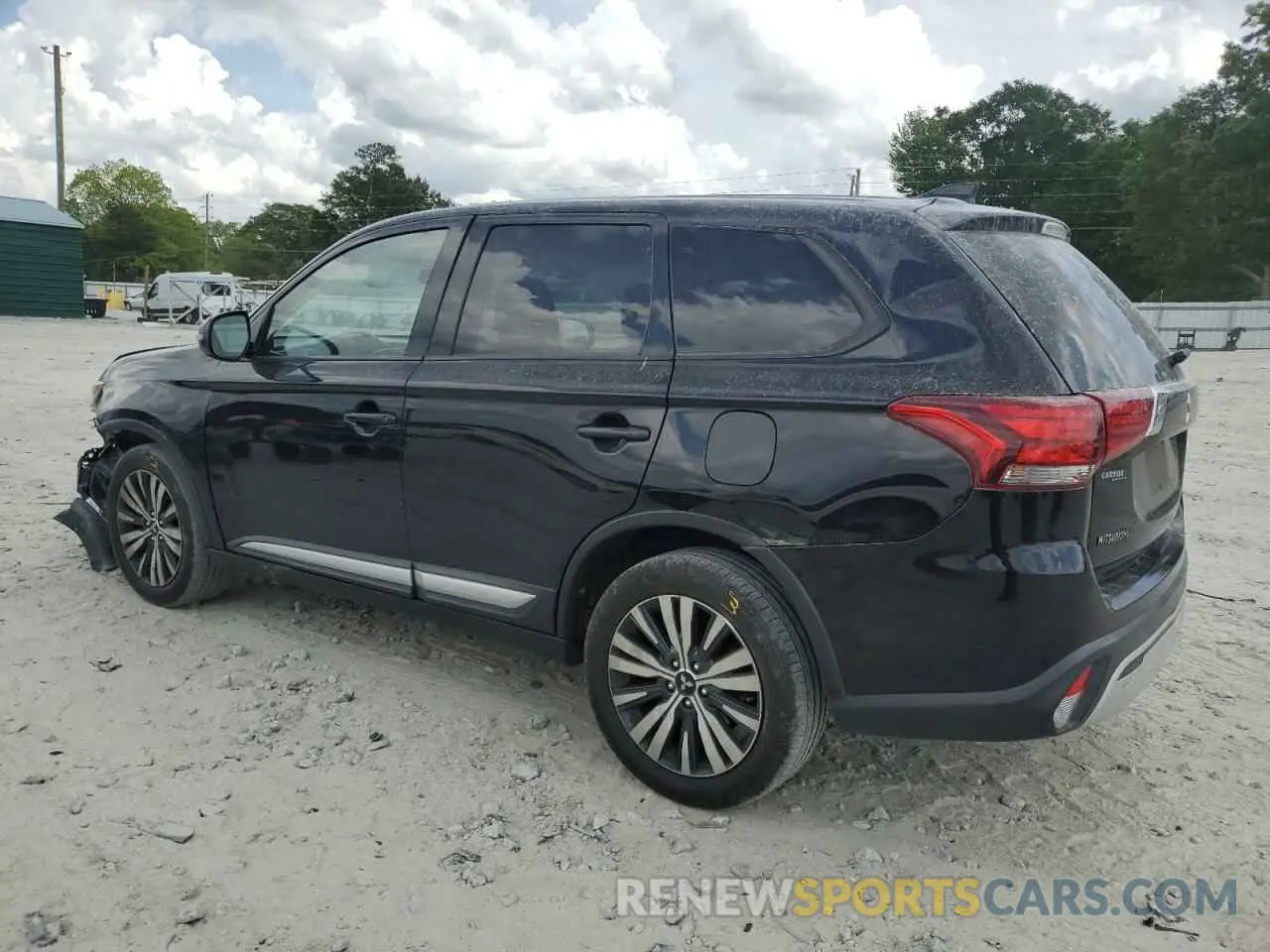 2 Photograph of a damaged car JA4AZ3A34KZ046072 MITSUBISHI OUTLANDER 2019