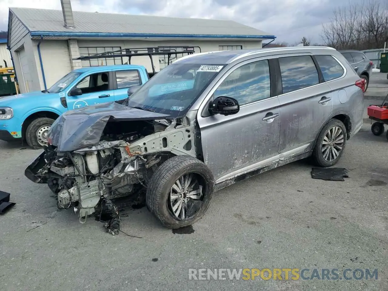 1 Photograph of a damaged car JA4AZ3A34KZ048291 MITSUBISHI OUTLANDER 2019