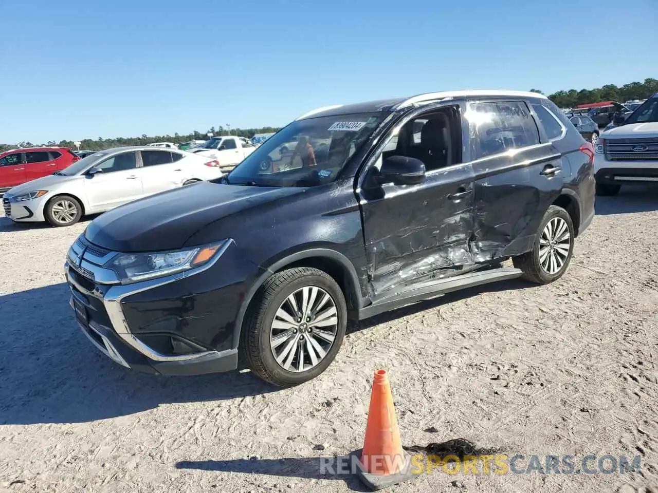 1 Photograph of a damaged car JA4AZ3A35KZ038059 MITSUBISHI OUTLANDER 2019