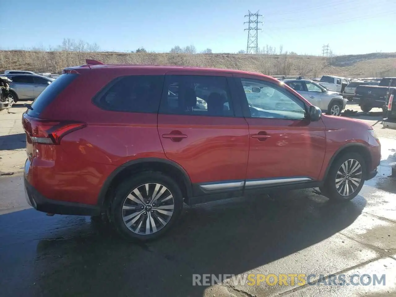 3 Photograph of a damaged car JA4AZ3A36KZ019309 MITSUBISHI OUTLANDER 2019