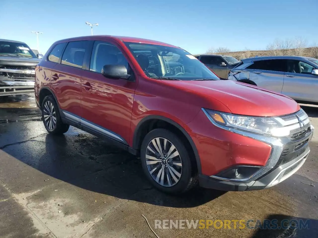 4 Photograph of a damaged car JA4AZ3A36KZ019309 MITSUBISHI OUTLANDER 2019