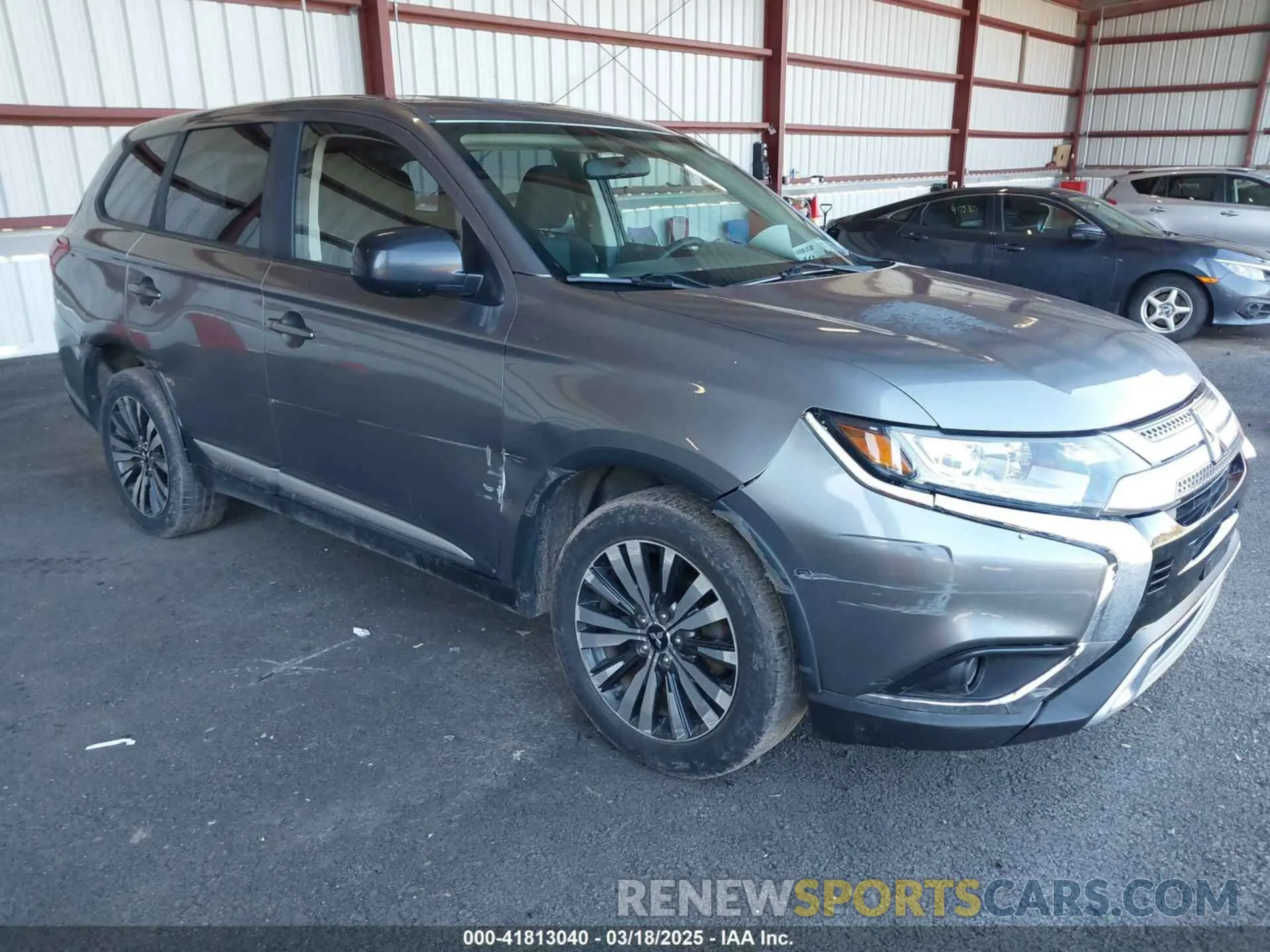 1 Photograph of a damaged car JA4AZ3A37KZ011574 MITSUBISHI OUTLANDER 2019