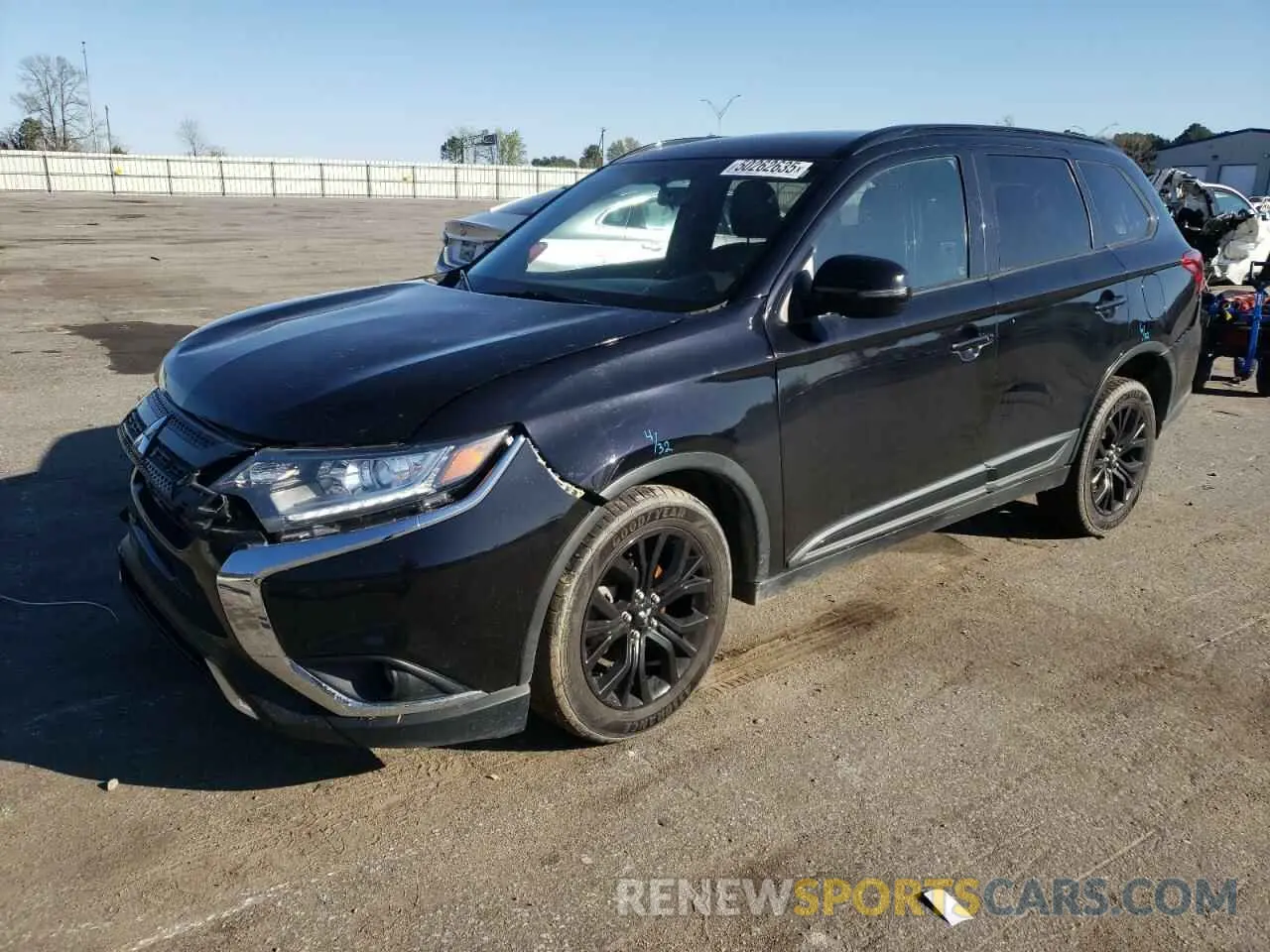 1 Photograph of a damaged car JA4AZ3A37KZ039195 MITSUBISHI OUTLANDER 2019