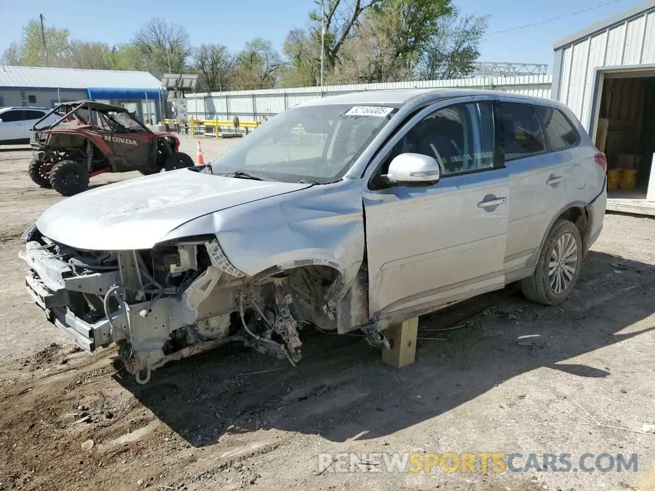 1 Photograph of a damaged car JA4AZ3A38KZ017755 MITSUBISHI OUTLANDER 2019