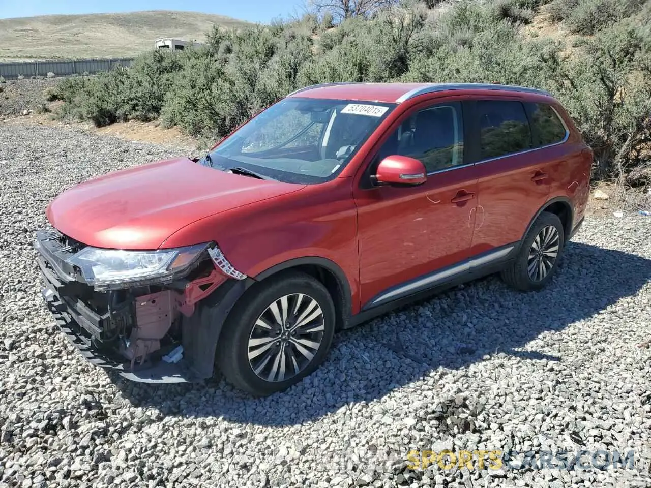 1 Photograph of a damaged car JA4AZ3A38KZ040906 MITSUBISHI OUTLANDER 2019