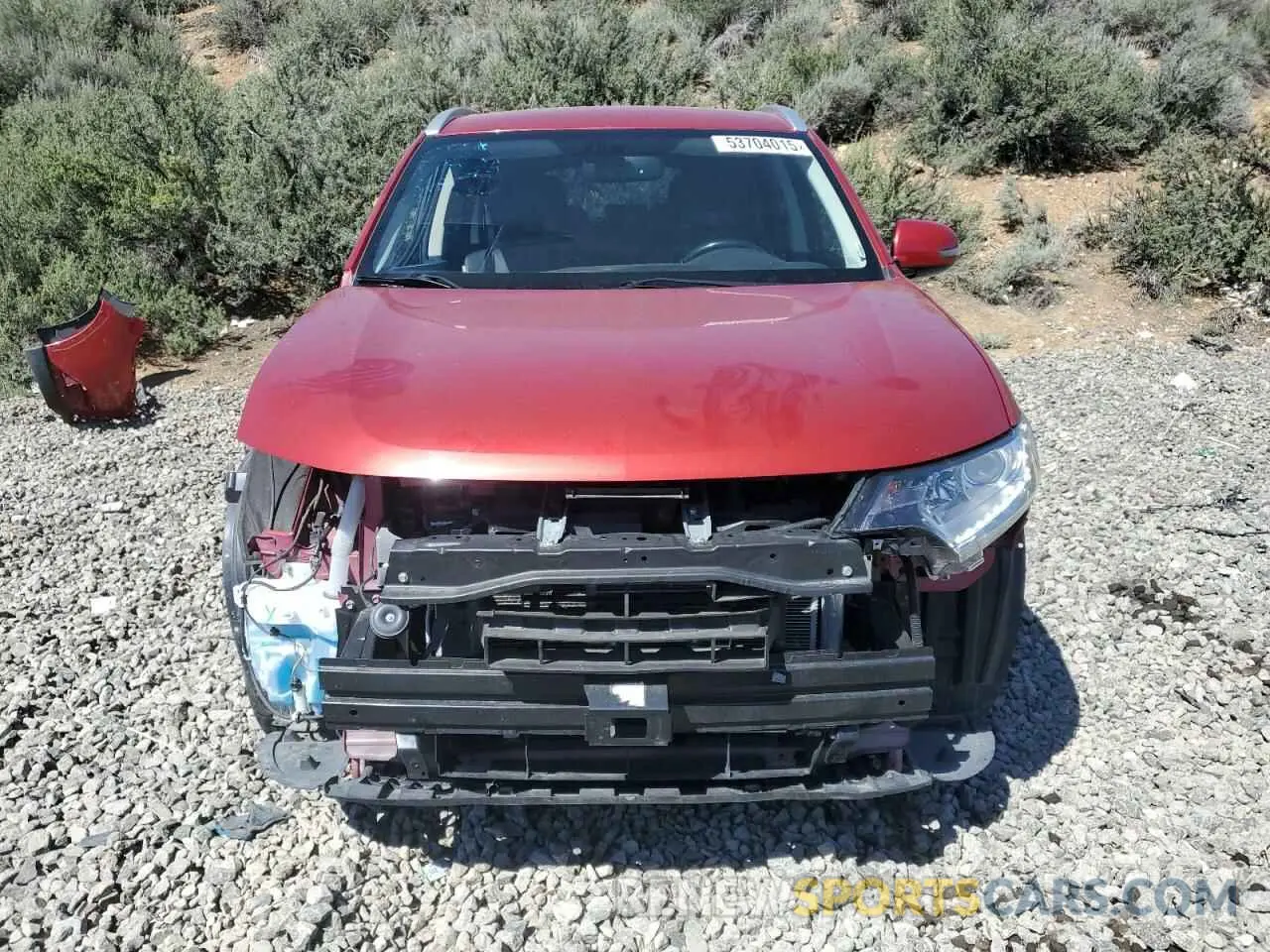 5 Photograph of a damaged car JA4AZ3A38KZ040906 MITSUBISHI OUTLANDER 2019