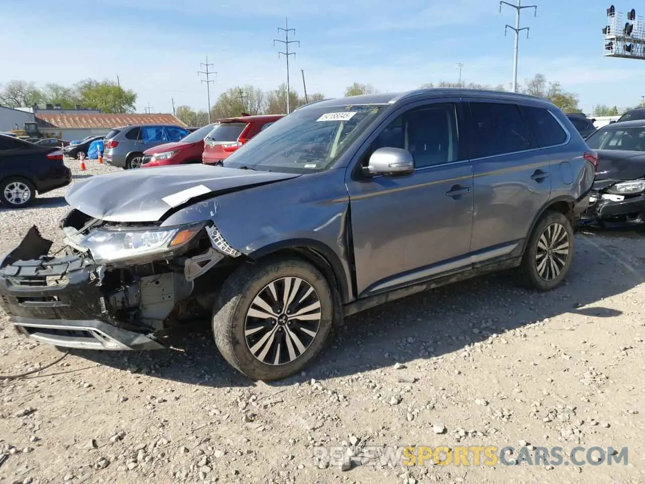 1 Photograph of a damaged car JA4AZ3A39KZ003427 MITSUBISHI OUTLANDER 2019