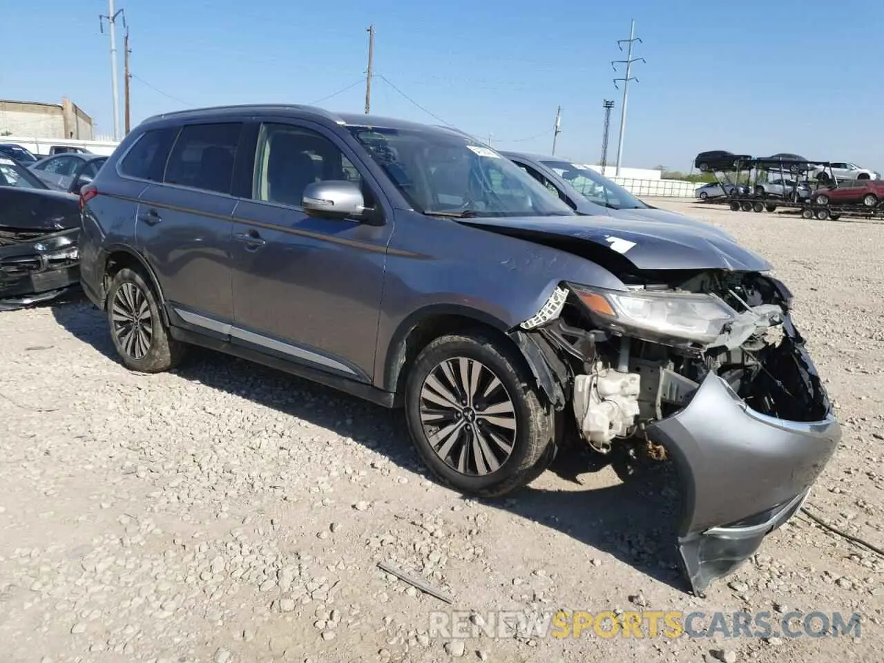 4 Photograph of a damaged car JA4AZ3A39KZ003427 MITSUBISHI OUTLANDER 2019