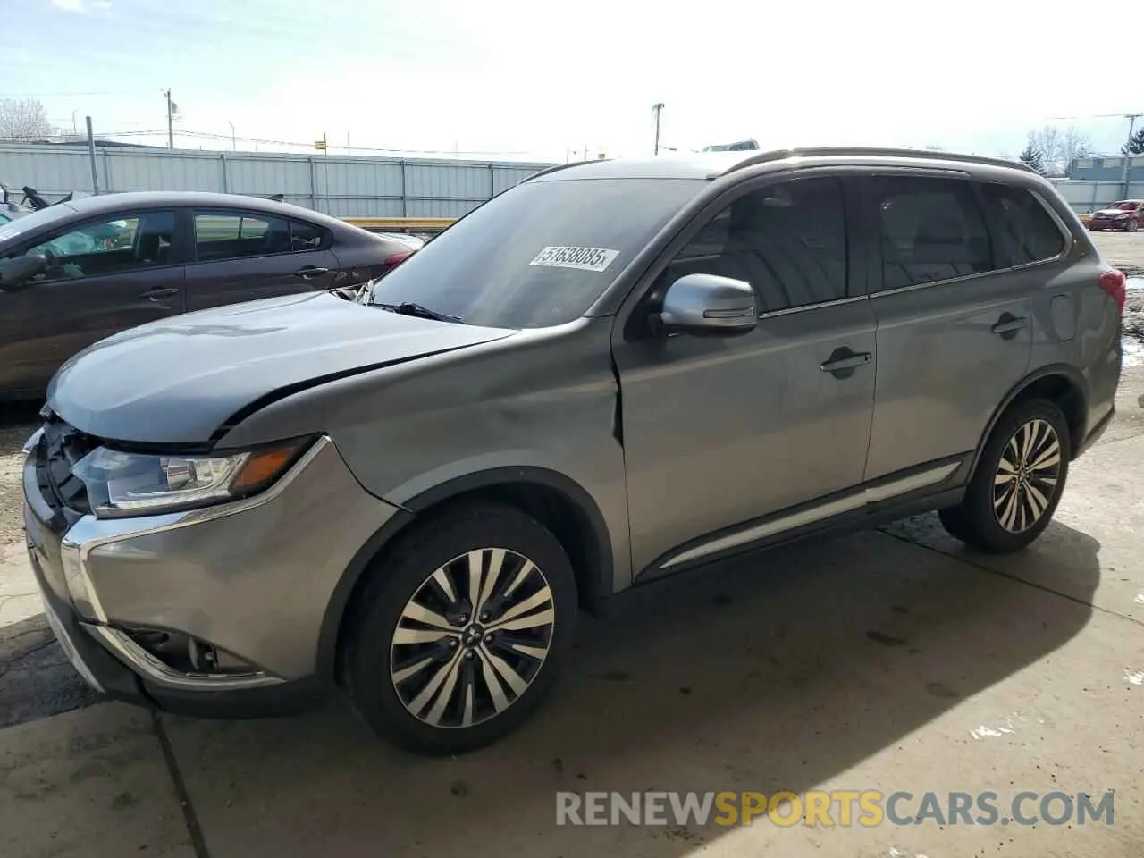 1 Photograph of a damaged car JA4AZ3A39KZ040557 MITSUBISHI OUTLANDER 2019