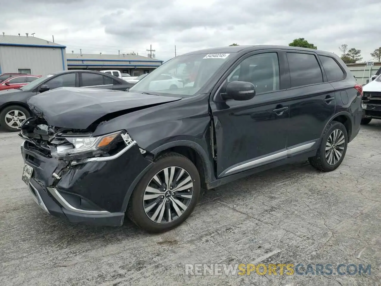 1 Photograph of a damaged car JA4AZ3A39KZ042549 MITSUBISHI OUTLANDER 2019