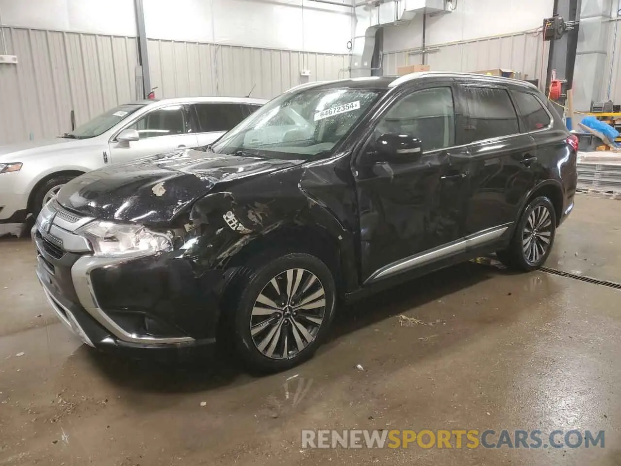 1 Photograph of a damaged car JA4AZ3A3XKZ008300 MITSUBISHI OUTLANDER 2019