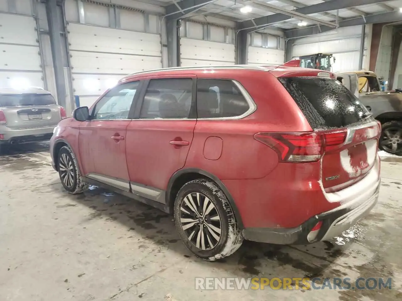 2 Photograph of a damaged car JA4AZ3A3XKZ009172 MITSUBISHI OUTLANDER 2019