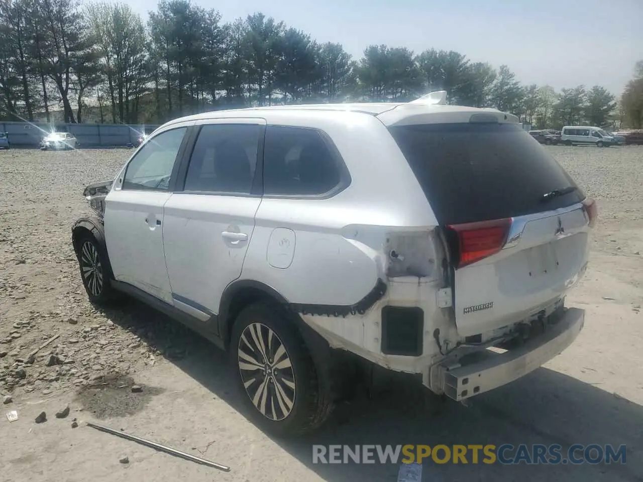 2 Photograph of a damaged car JA4AZ3A3XKZ014663 MITSUBISHI OUTLANDER 2019
