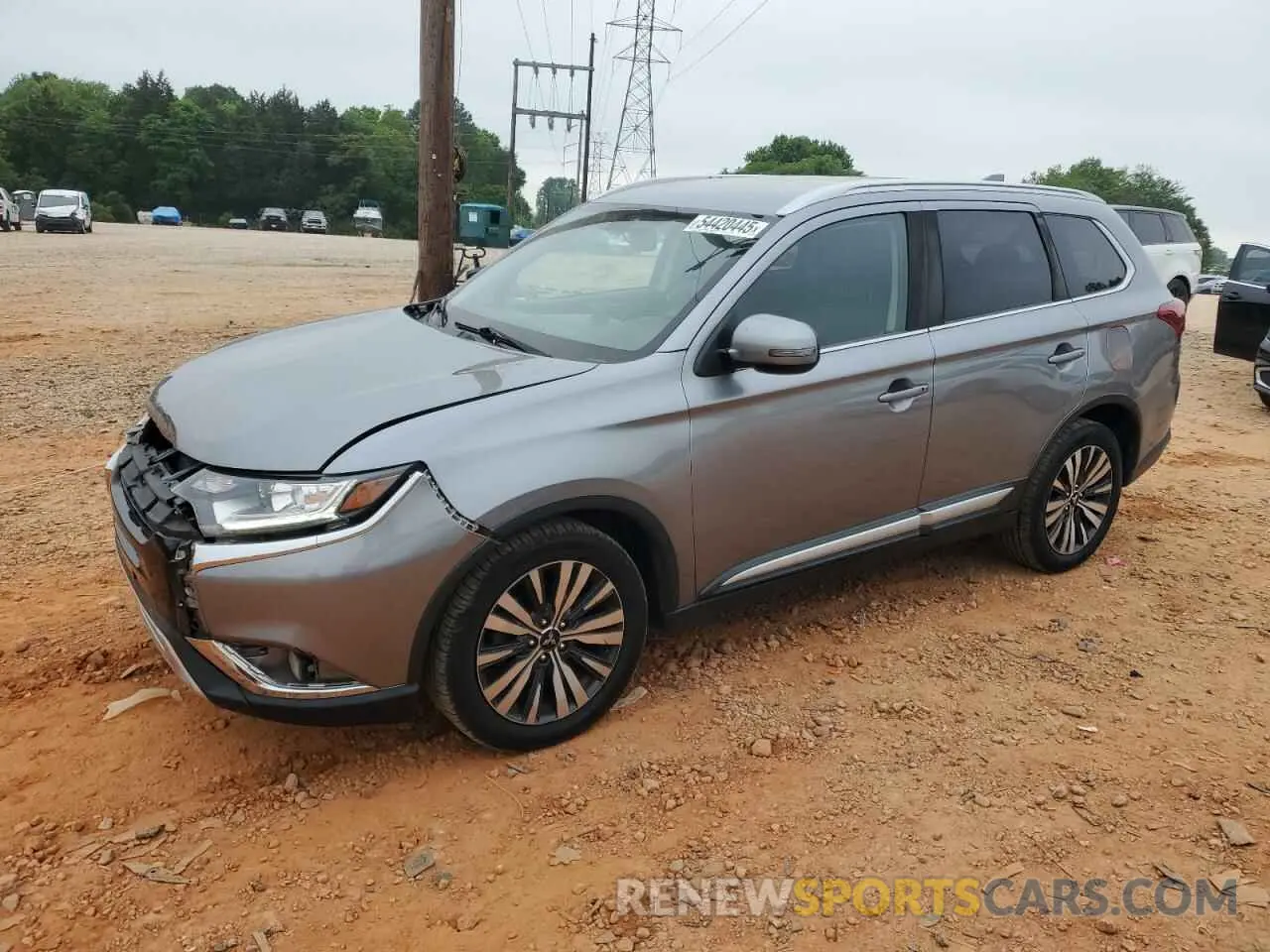 1 Photograph of a damaged car JA4AZ3A3XKZ020754 MITSUBISHI OUTLANDER 2019