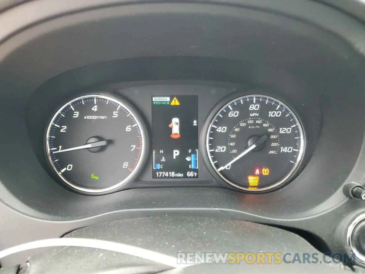 9 Photograph of a damaged car JA4AZ3A3XKZ020754 MITSUBISHI OUTLANDER 2019