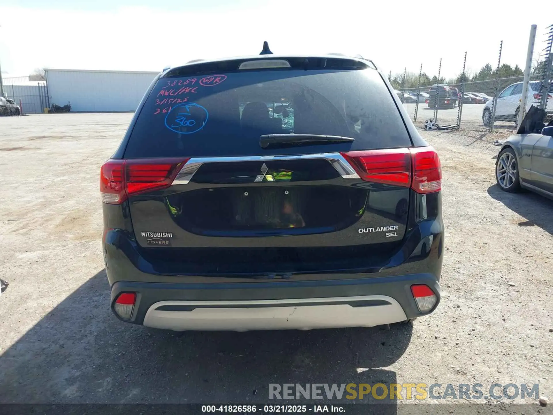 16 Photograph of a damaged car JA4AZ3A3XKZ041541 MITSUBISHI OUTLANDER 2019