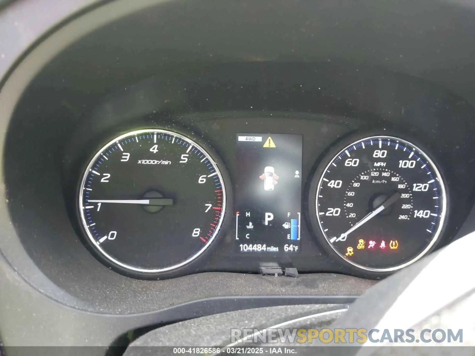 7 Photograph of a damaged car JA4AZ3A3XKZ041541 MITSUBISHI OUTLANDER 2019