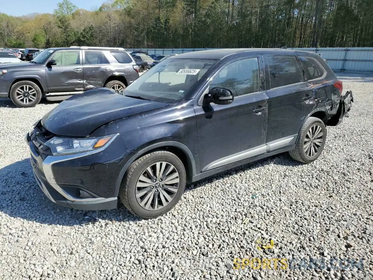 1 Photograph of a damaged car JA4AZ3A3XKZ042771 MITSUBISHI OUTLANDER 2019