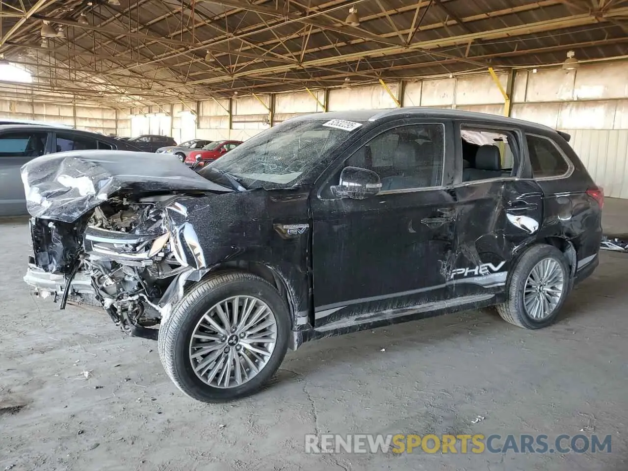 1 Photograph of a damaged car JA4J24A54KZ050697 MITSUBISHI OUTLANDER 2019