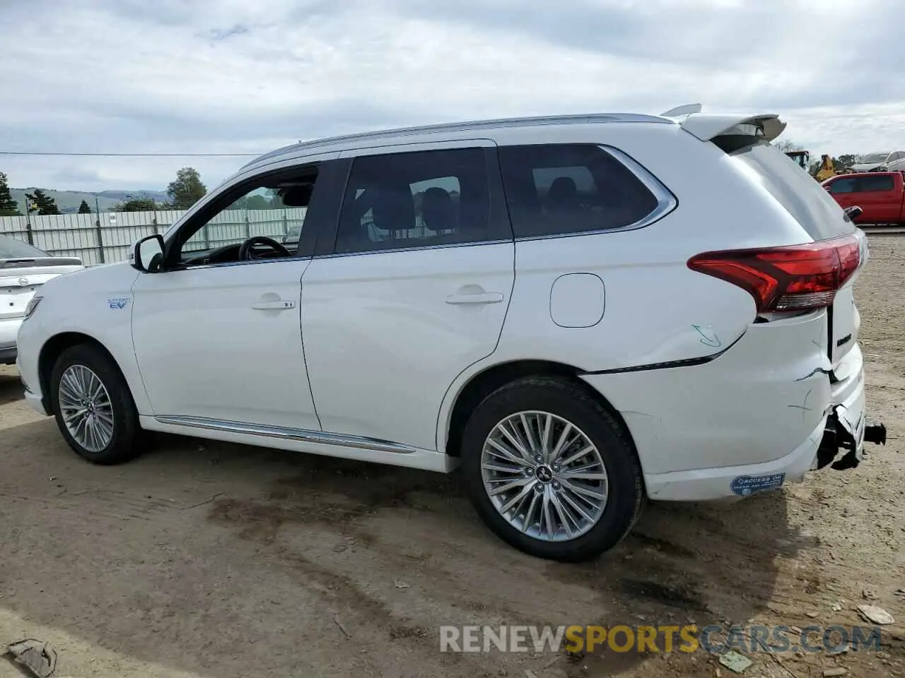 2 Photograph of a damaged car JA4J24A58KZ048922 MITSUBISHI OUTLANDER 2019