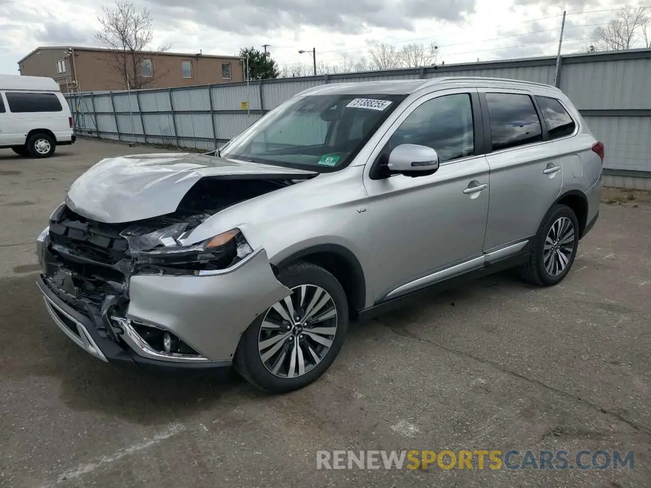 1 Photograph of a damaged car JA4JZ4AX1KZ009280 MITSUBISHI OUTLANDER 2019