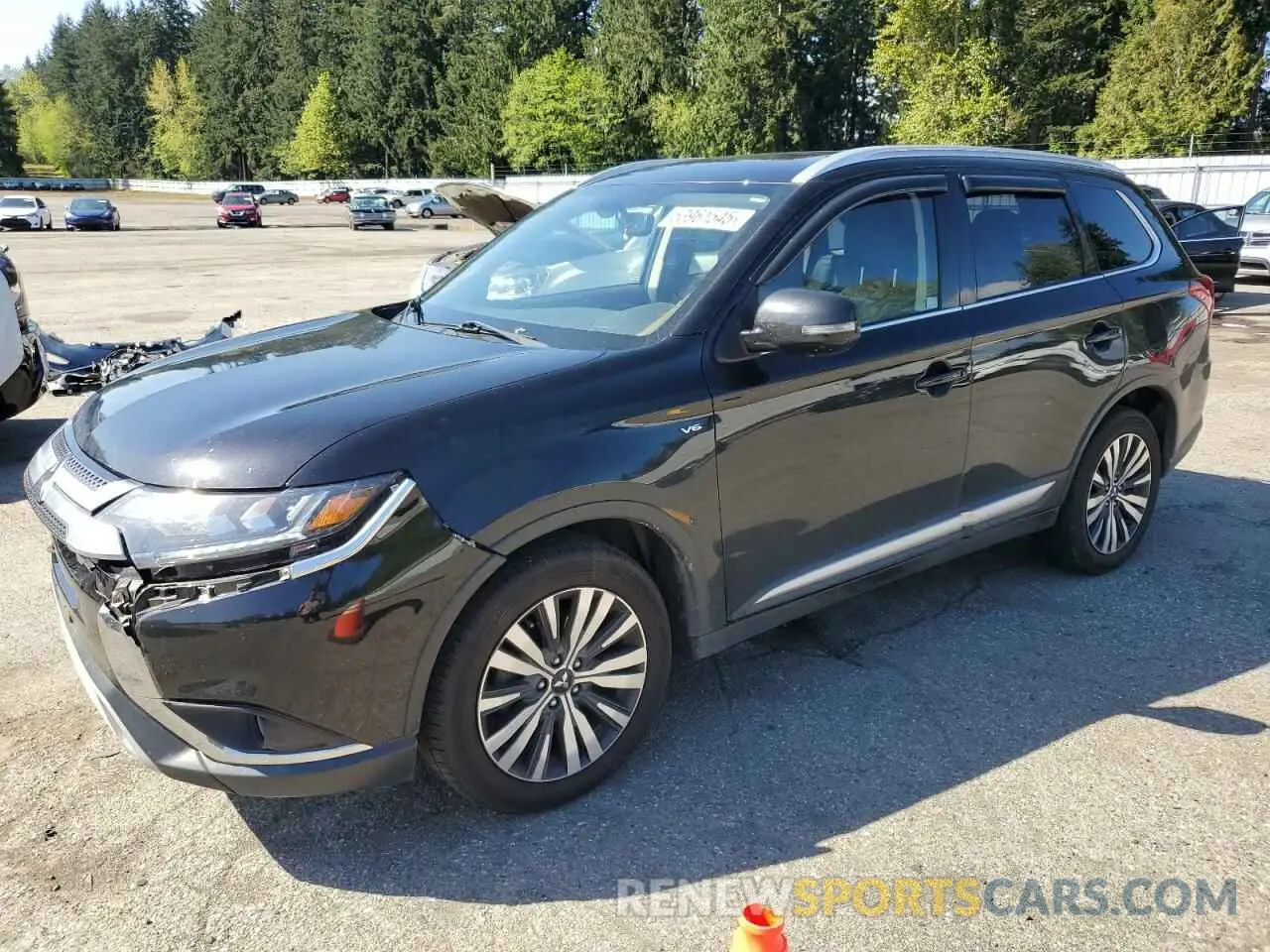1 Photograph of a damaged car JA4JZ4AX5KZ038426 MITSUBISHI OUTLANDER 2019