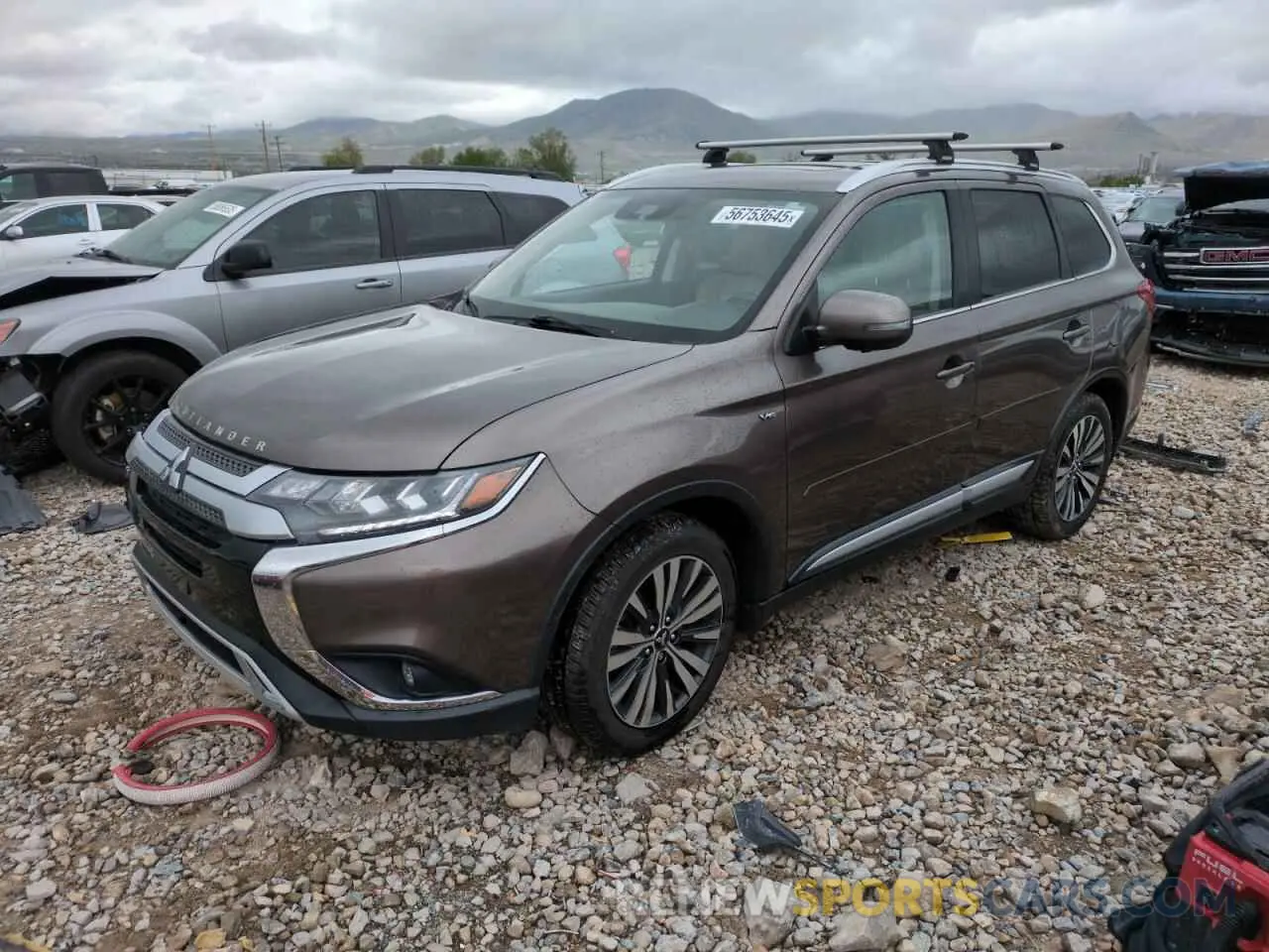 1 Photograph of a damaged car JA4JZ4AX6KZ009811 MITSUBISHI OUTLANDER 2019