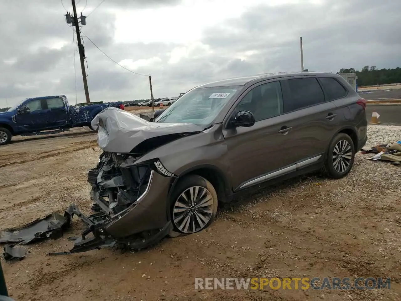 1 Photograph of a damaged car JA4AD2A37LZ039644 MITSUBISHI OUTLANDER 2020