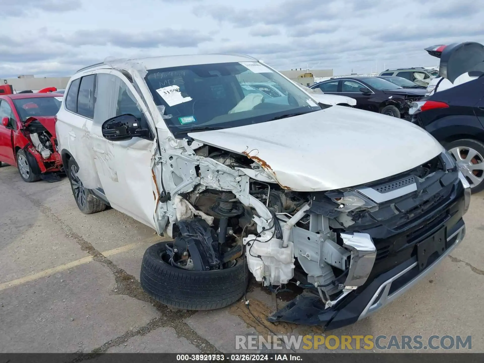 1 Photograph of a damaged car JA4AD3A31LZ021212 MITSUBISHI OUTLANDER 2020
