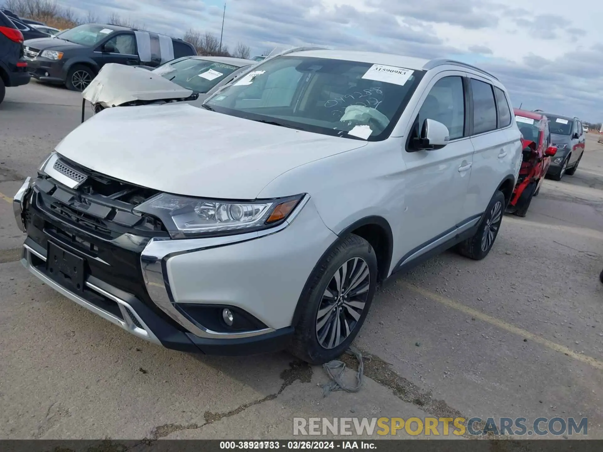 2 Photograph of a damaged car JA4AD3A31LZ021212 MITSUBISHI OUTLANDER 2020