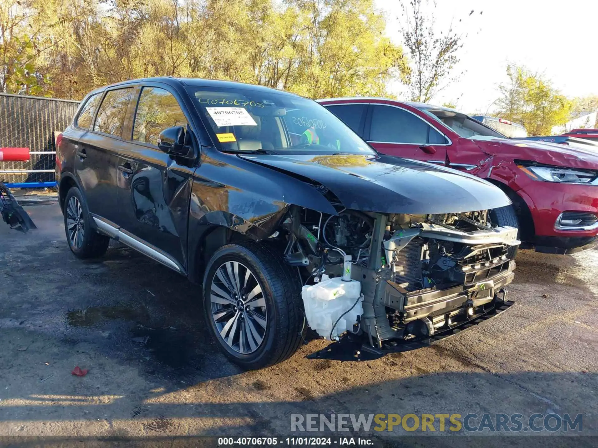 1 Photograph of a damaged car JA4AD3A31LZ023302 MITSUBISHI OUTLANDER 2020